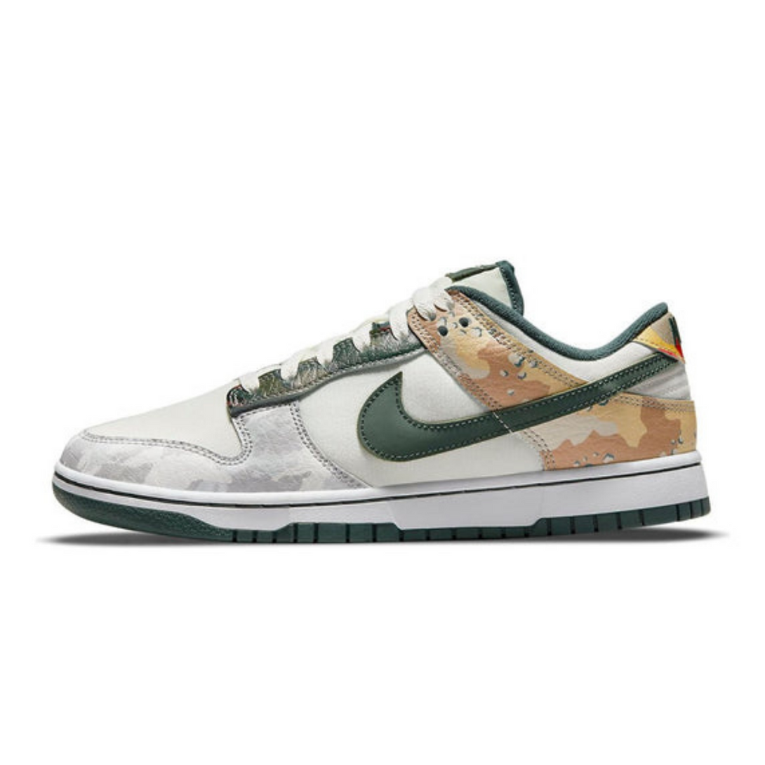 Nike Dunk Low SE 'Sail Multi-Camo'- Streetwear Fashion 950 - levefly.com