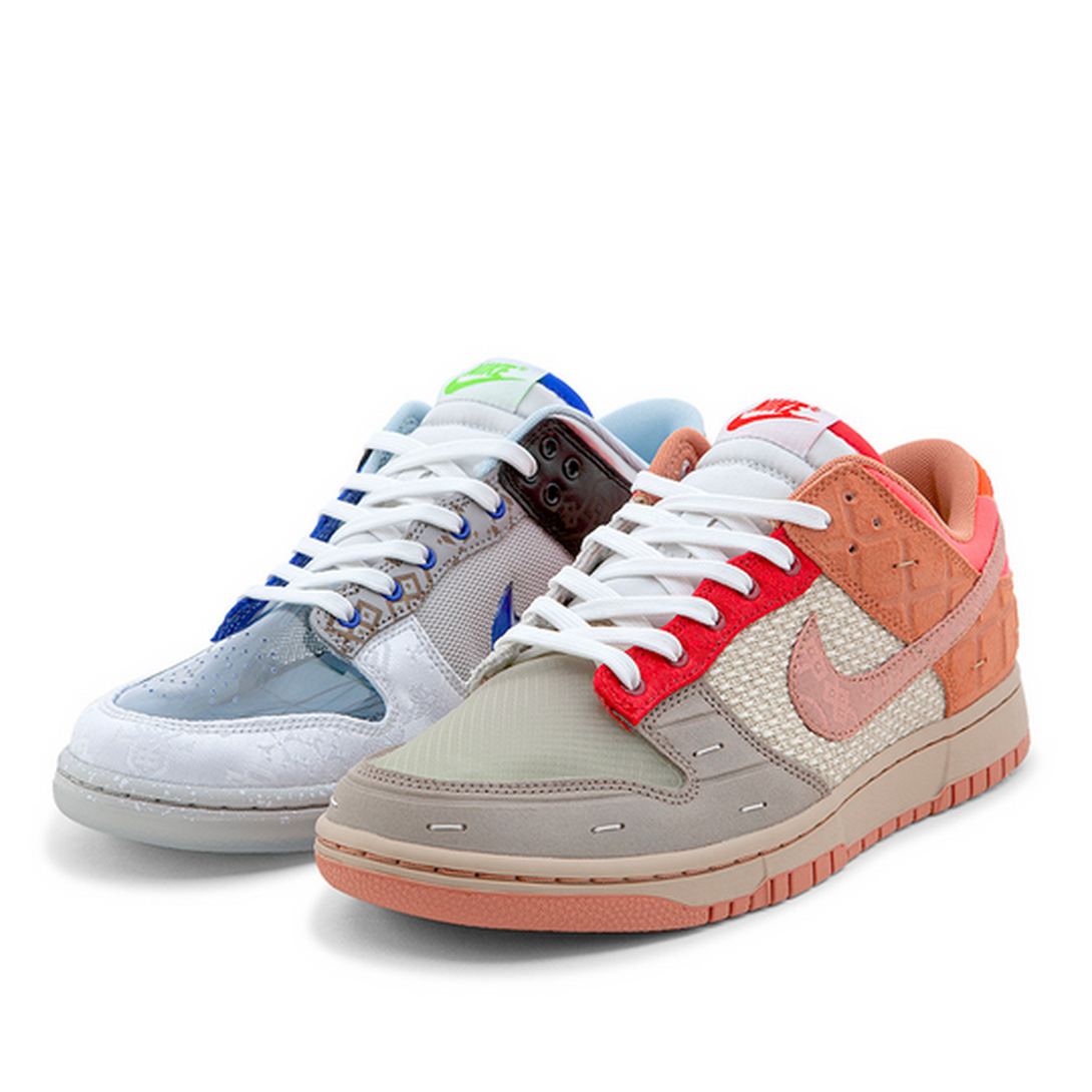 Nike Dunk Low SP 'What The CLOT'- Streetwear Fashion 950 - levefly.com