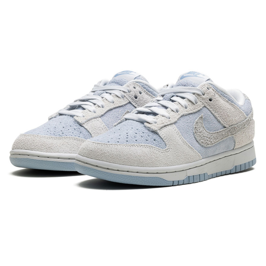 Nike Dunk Low "Suede - Photon Dust / Light Armory Blue"- Streetwear Fashion 950 - levefly.com