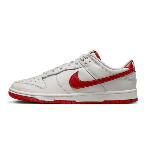 Nike Dunk Low 'Vast Grey Varsity Red'- Streetwear Fashion 950 - levefly.com