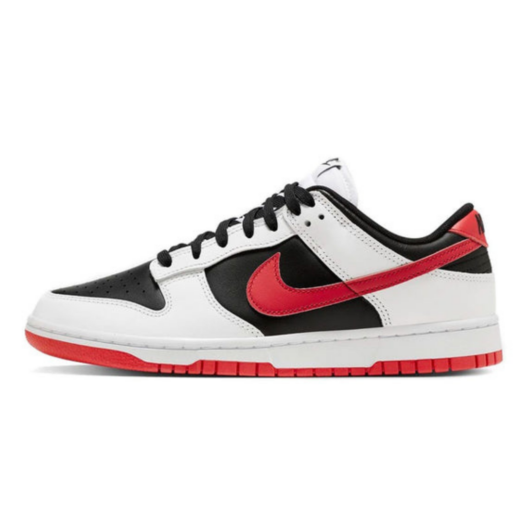 Nike Dunk Low 'White Black Red'- Streetwear Fashion 950 - levefly.com