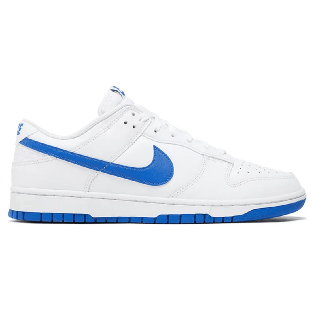 Nike Dunk Low 'White Hyper Royal'- Streetwear Fashion 950 - levefly.com