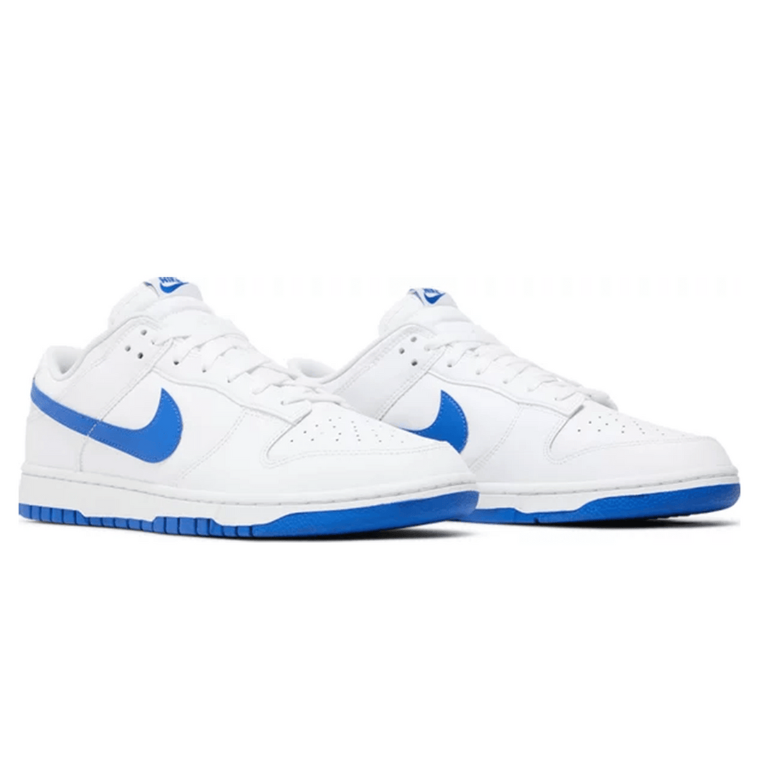 Nike Dunk Low 'White Hyper Royal'- Streetwear Fashion 950 - levefly.com