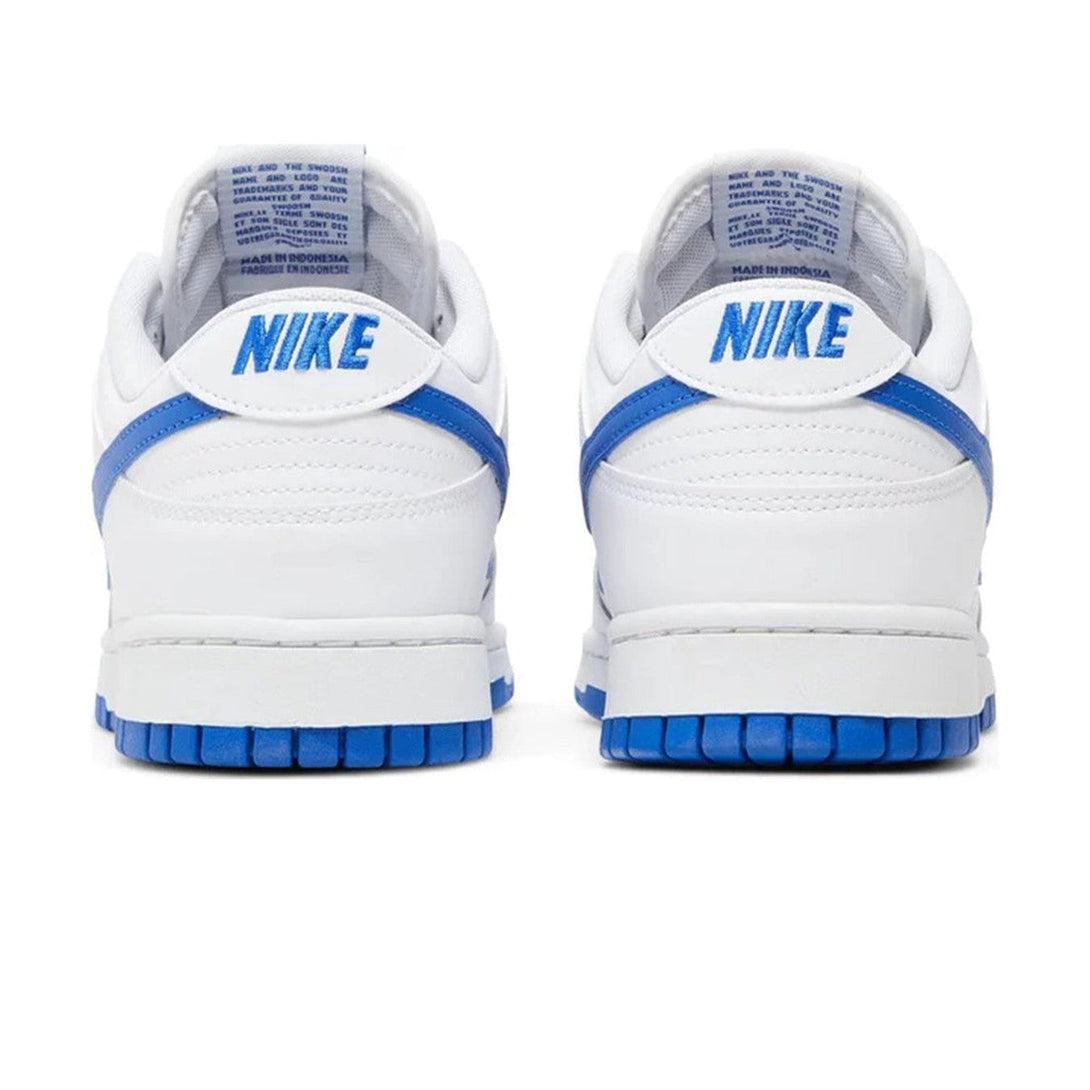 Nike Dunk Low 'White Hyper Royal'- Streetwear Fashion 950 - levefly.com