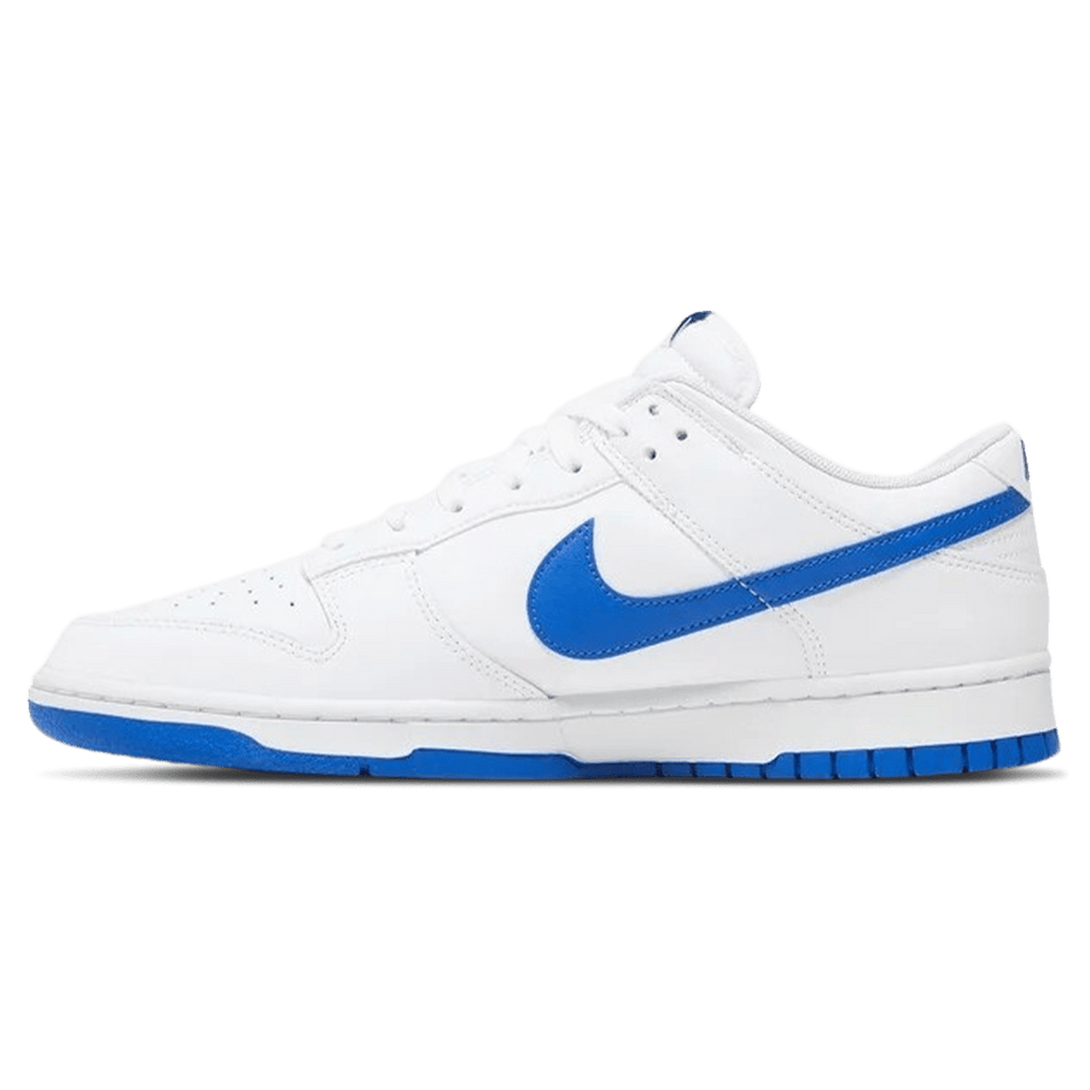 Nike Dunk Low 'White Hyper Royal'- Streetwear Fashion 950 - levefly.com