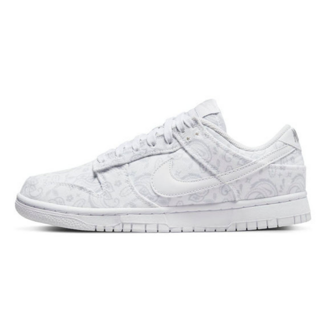 Nike Dunk Low 'White Paisley'- Streetwear Fashion 950 - levefly.com