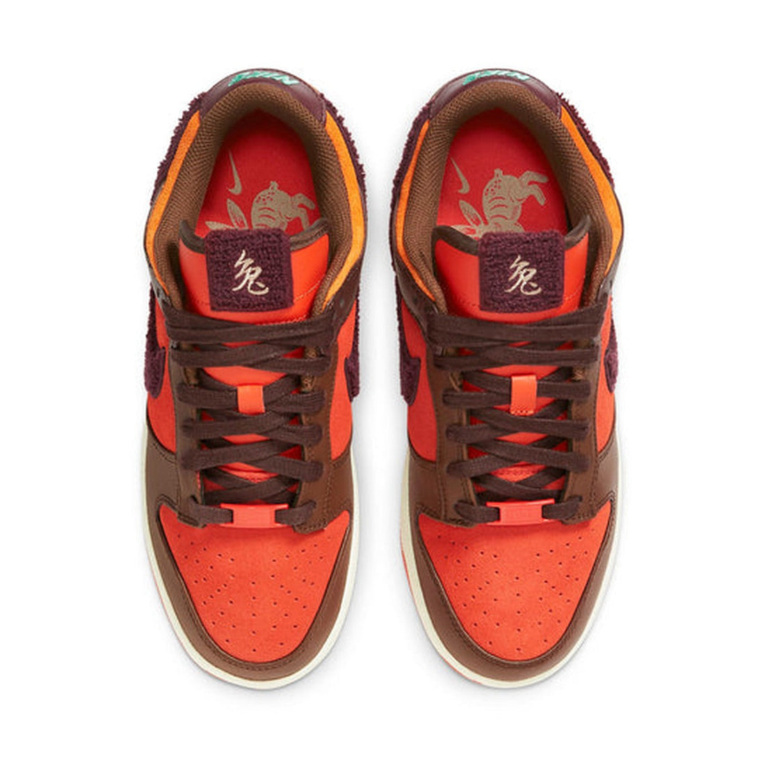 Nike Dunk Low 'Year of the Rabbit - Brown Orange'- Streetwear Fashion 950 - levefly.com