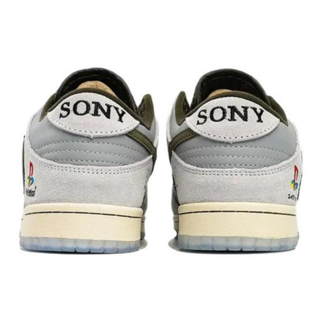 Nike Dunk Low x Travis Scott x PlayStation 'Gray White'- Streetwear Fashion 950 - levefly.com