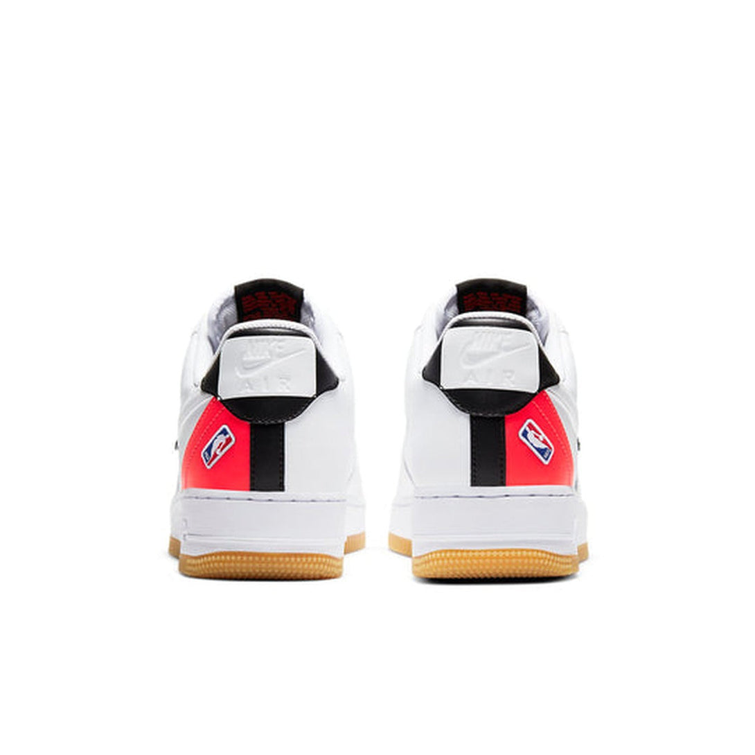 Nike NBA x Air Force 1 '07 LV8 'White Bright Crimson'- Streetwear Fashion 950 - levefly.com