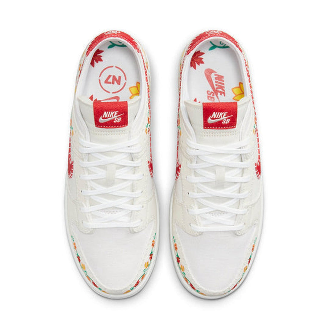 Nike SB Dunk Low 'N7 Opti Yellow University Red'- Streetwear Fashion 950 - levefly.com