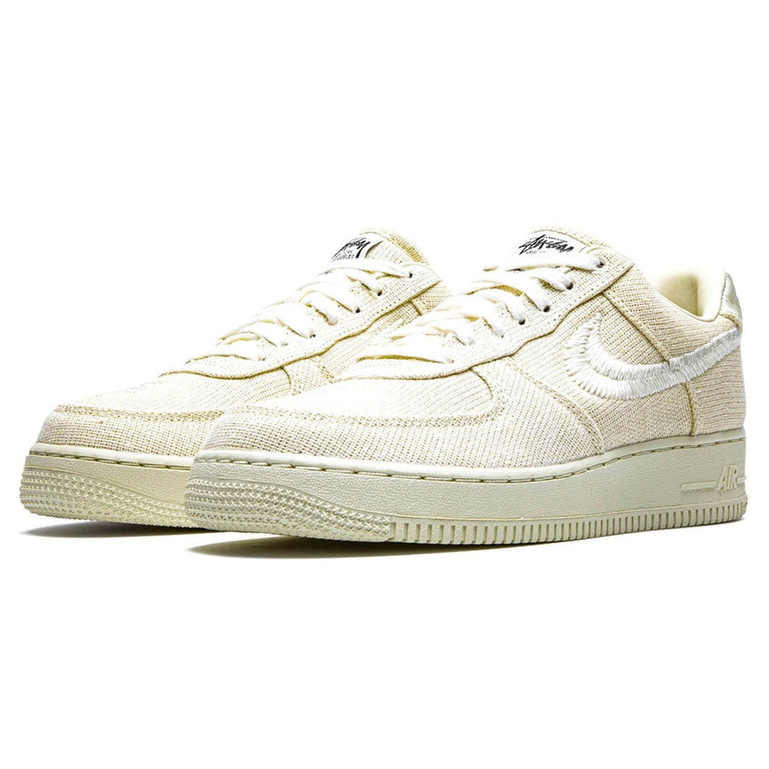 Nike Stussy x Air Force 1 Low 'Fossil'- Streetwear Fashion 950 - levefly.com