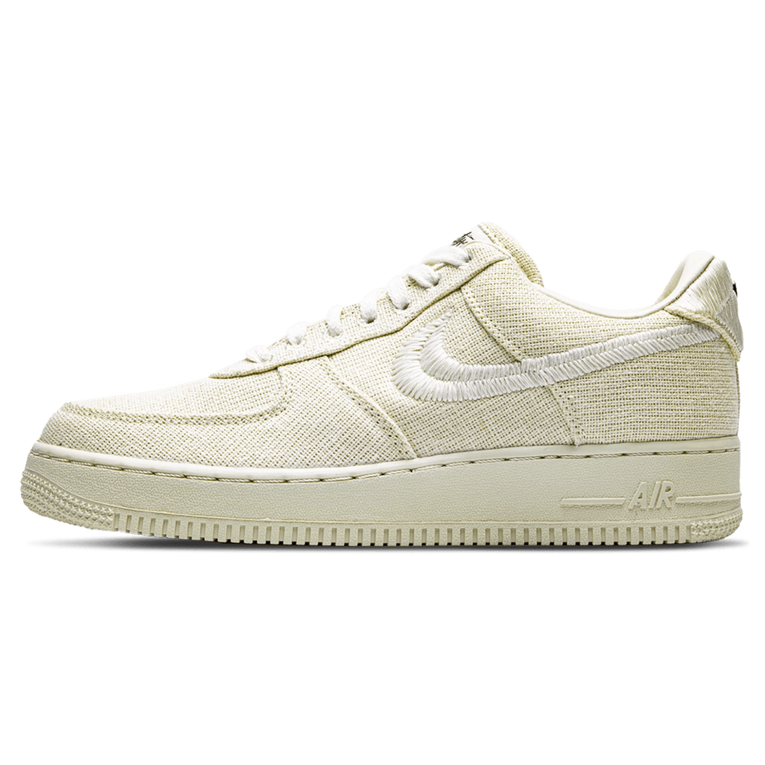 Nike Stussy x Air Force 1 Low 'Fossil'- Streetwear Fashion 950 - levefly.com