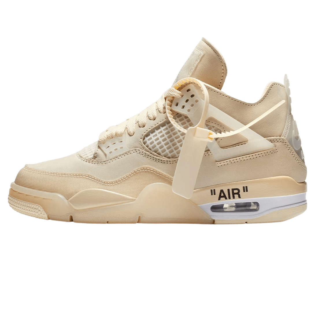 OFF-WHITE x Wmns Air Jordan 4 SP 'Sail'- Streetwear Fashion 950 - levefly.com