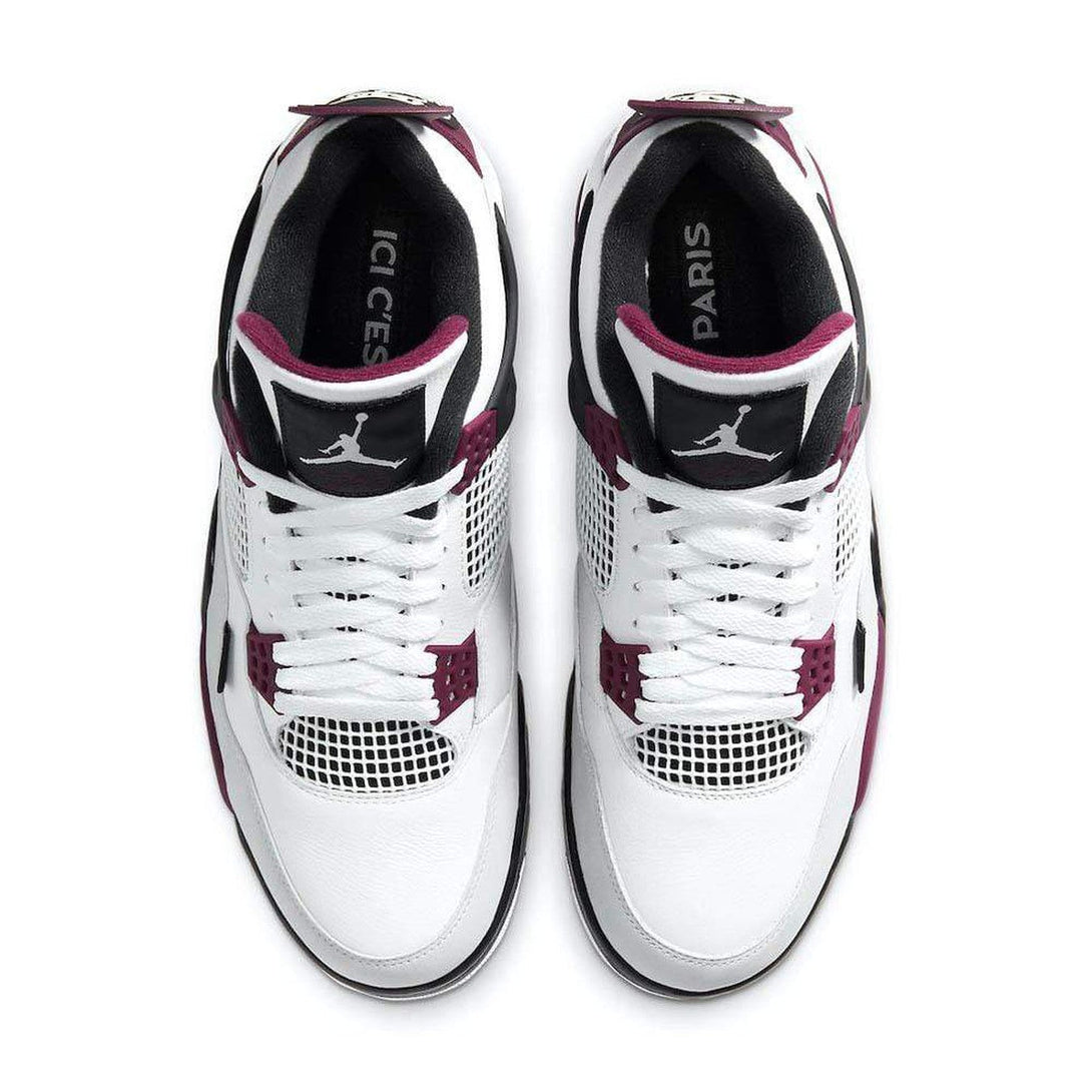 Paris Saint-Germain x Air Jordan 4 Retro 'Bordeaux'- Streetwear Fashion 950 - levefly.com