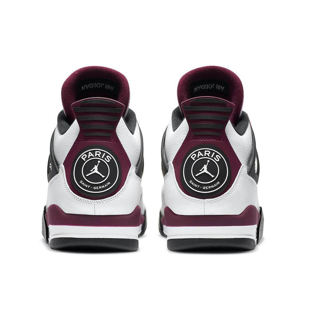 Paris Saint-Germain x Air Jordan 4 Retro 'Bordeaux'- Streetwear Fashion 950 - levefly.com