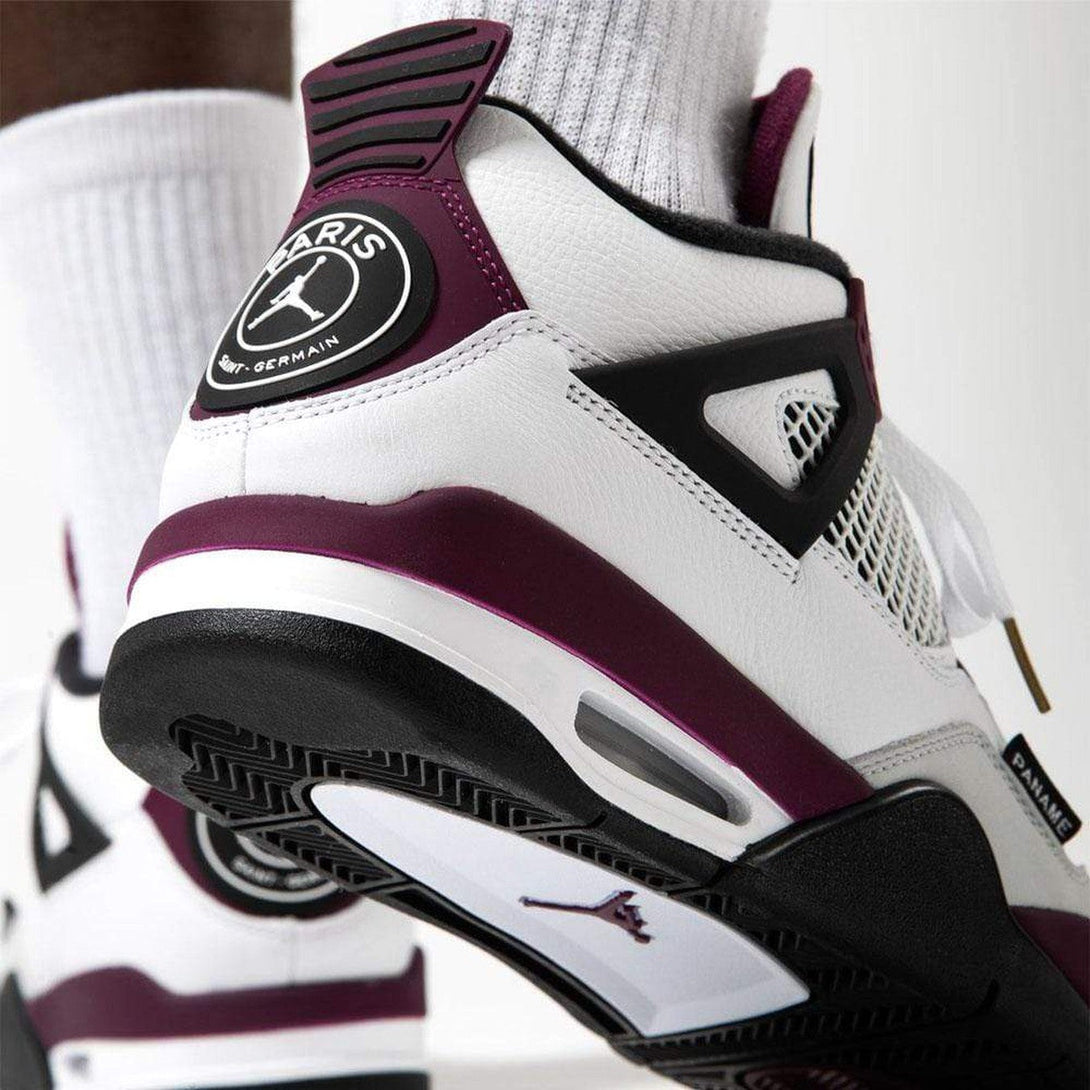 Paris Saint-Germain x Air Jordan 4 Retro 'Bordeaux'- Streetwear Fashion 950 - levefly.com