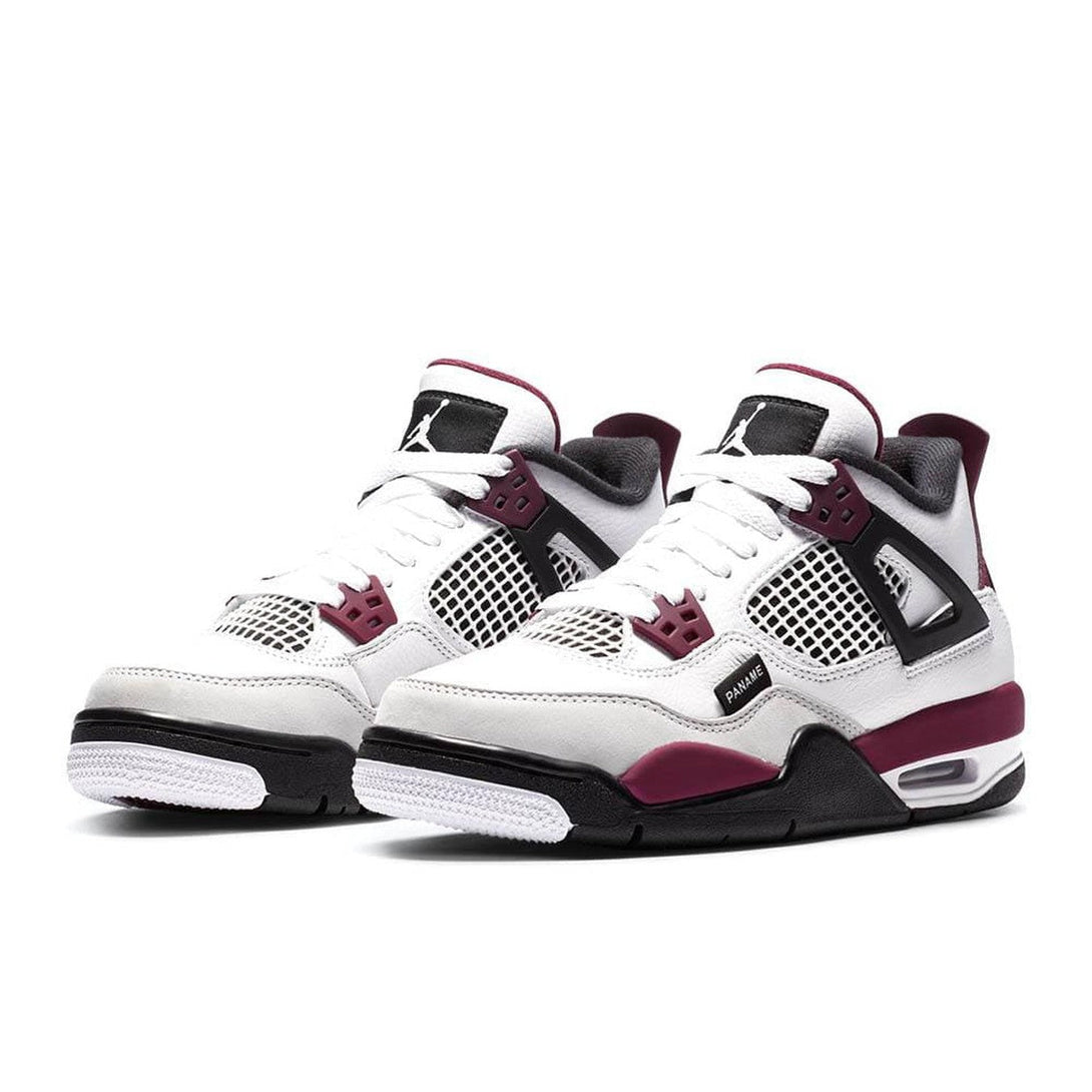 Paris Saint-Germain x Air Jordan 4 Retro GS 'Bordeaux'- Streetwear Fashion 950 - levefly.com