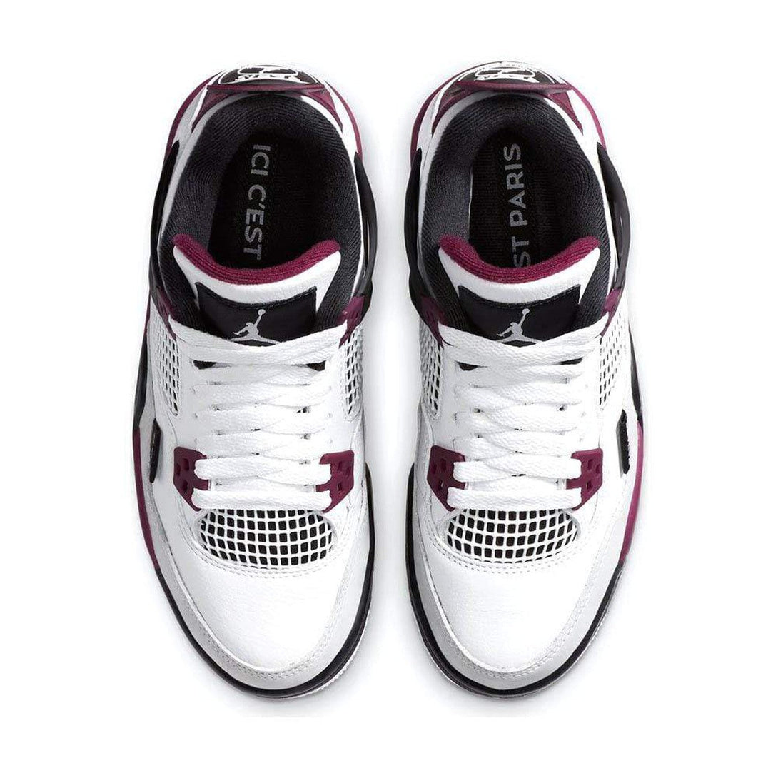 Paris Saint-Germain x Air Jordan 4 Retro GS 'Bordeaux'- Streetwear Fashion 950 - levefly.com