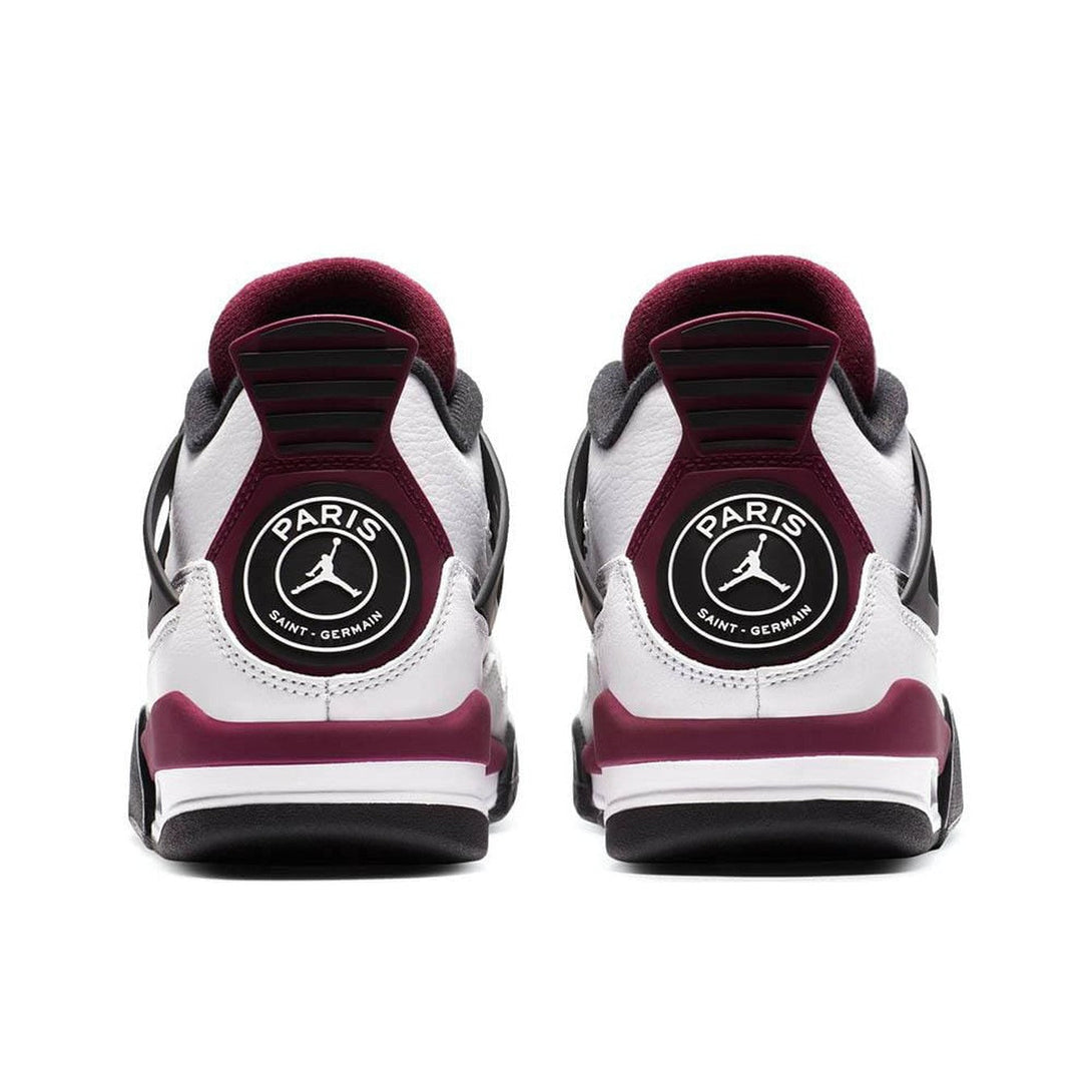 Paris Saint-Germain x Air Jordan 4 Retro GS 'Bordeaux'- Streetwear Fashion 950 - levefly.com