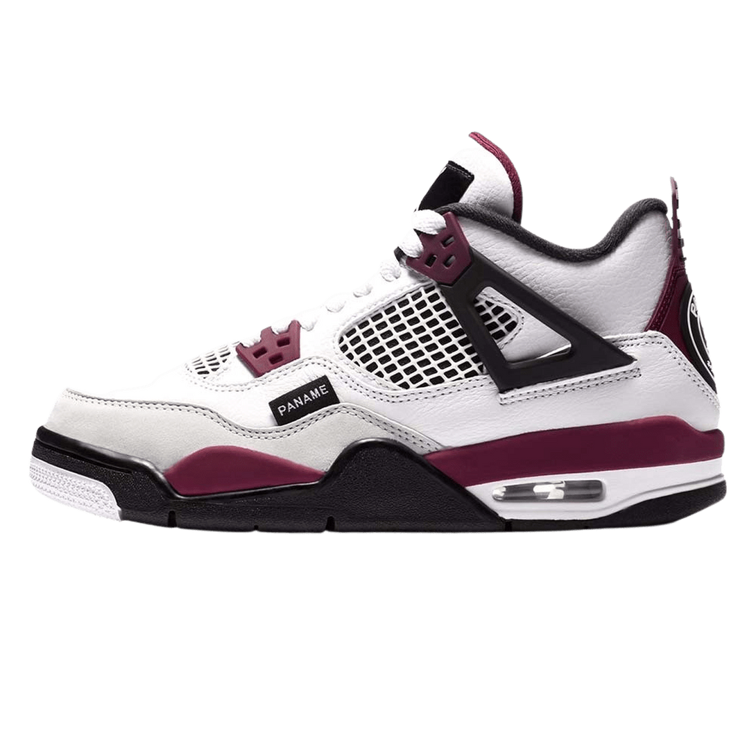 Paris Saint-Germain x Air Jordan 4 Retro GS 'Bordeaux'- Streetwear Fashion 950 - levefly.com