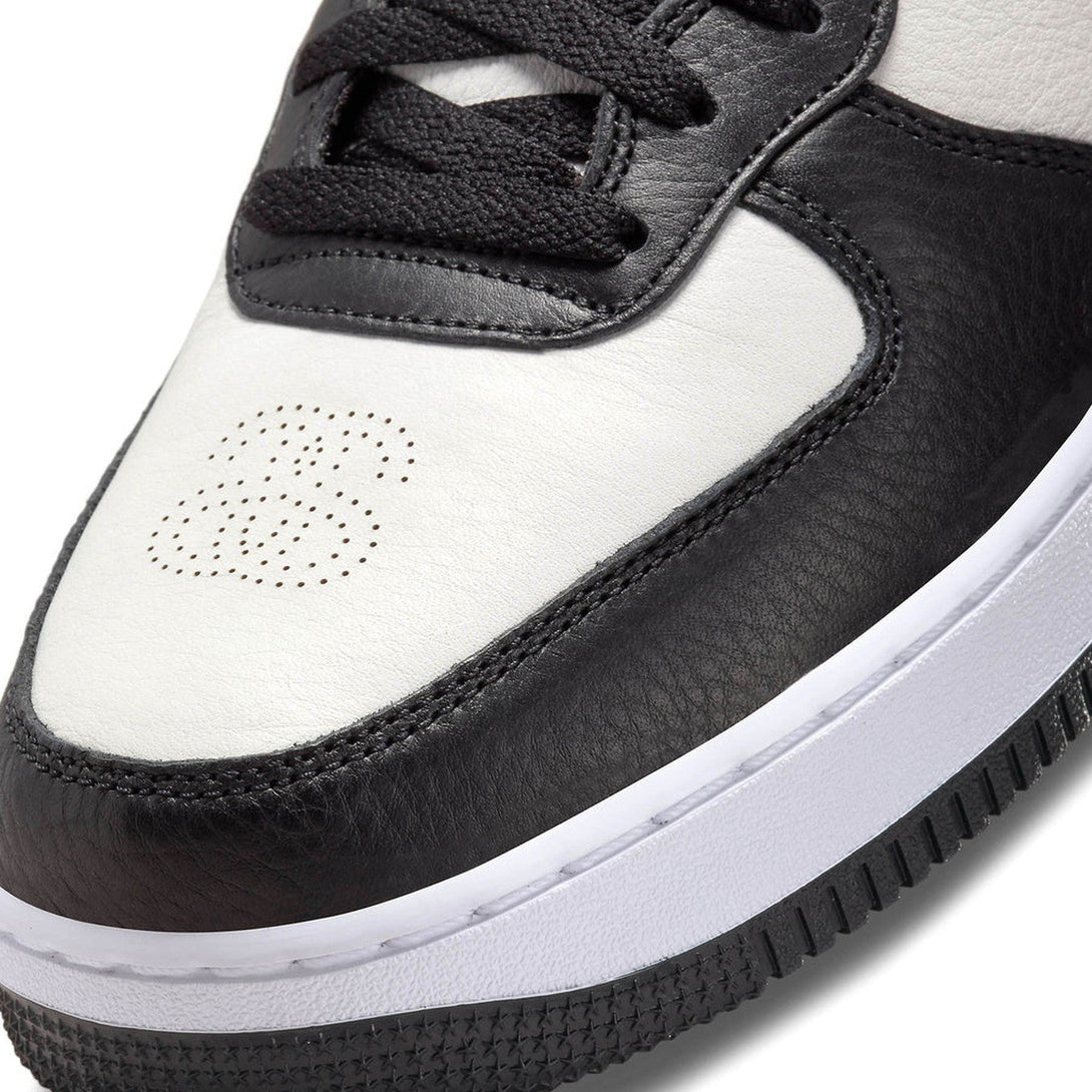 Stussy x Nike Air Force 1 Mid 'Black White'- Streetwear Fashion 950 - levefly.com