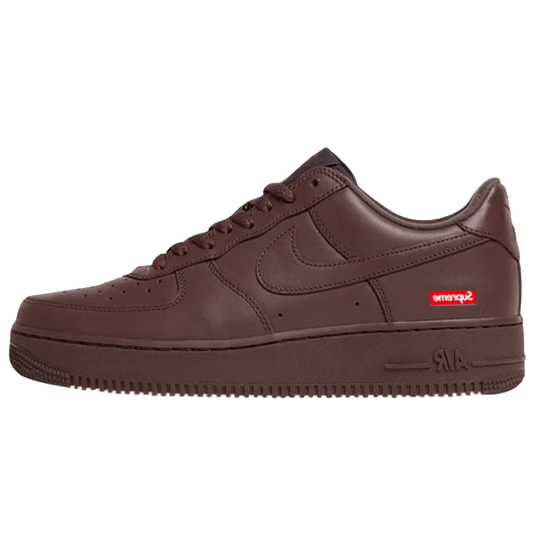 Supreme x Air Force 1 Low 'Box Logo - Baroque Brown'- Streetwear Fashion 950 - levefly.com