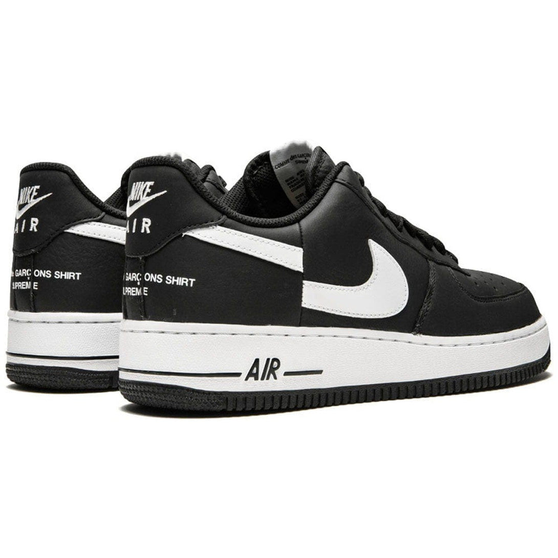 Supreme x Comme des Garçons SHIRT x Air Force 1 Low 'Black'- Streetwear Fashion 950 - levefly.com