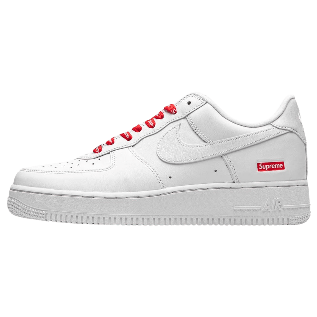 Supreme x Nike Air Force 1 Low 'Box Logo - White'- Streetwear Fashion 950 - levefly.com