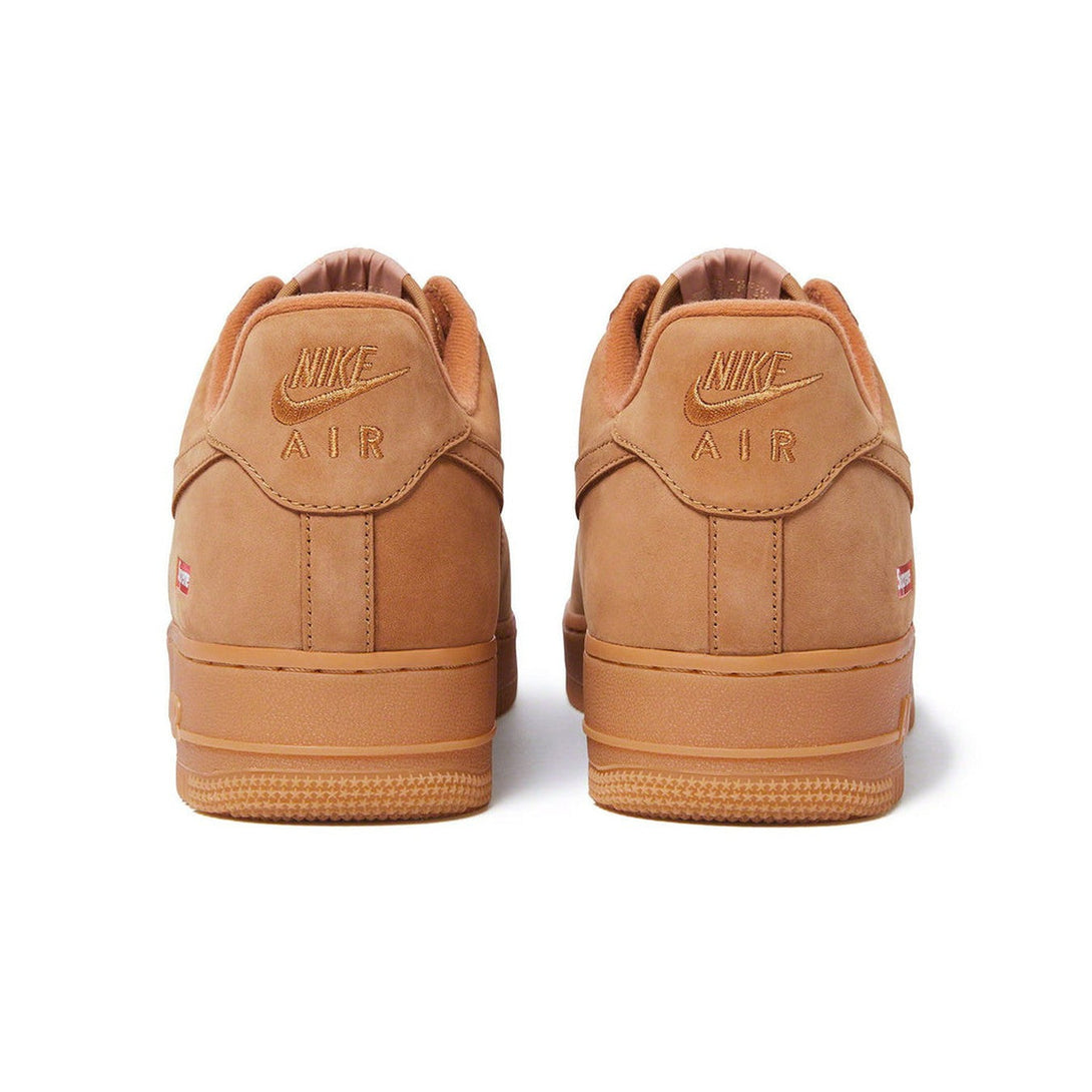 Supreme x Nike Air Force 1 Low SP 'Flax'- Streetwear Fashion 950 - levefly.com