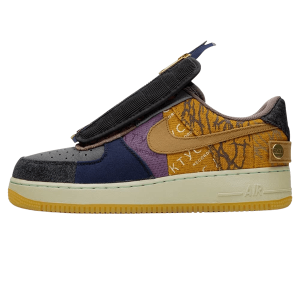 Travis Scott x Air Force 1 Low 'Cactus Jack'- Streetwear Fashion 950 - levefly.com