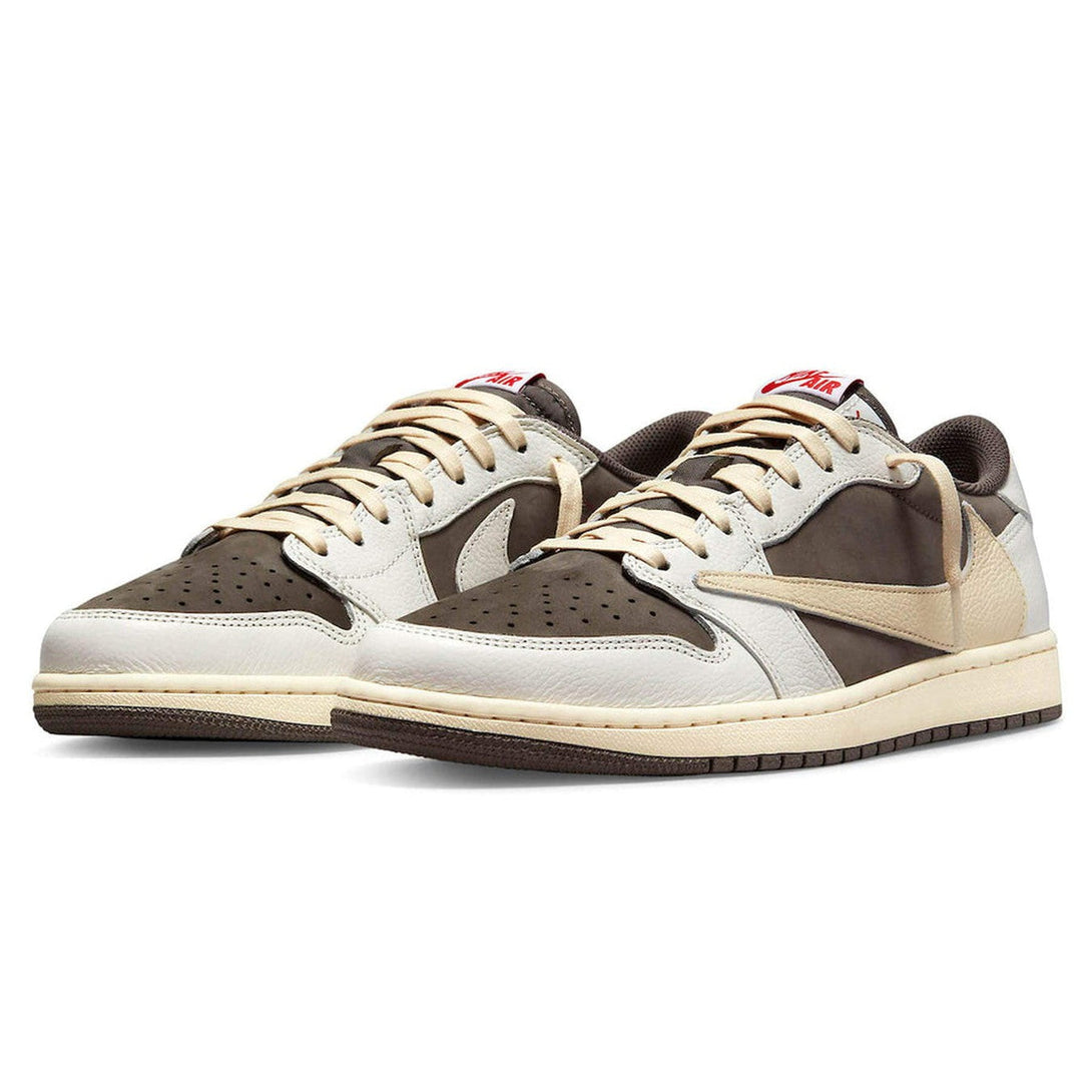 Travis Scott x Air Jordan 1 Low OG 'Reverse Mocha'- Streetwear Fashion 950 - levefly.com