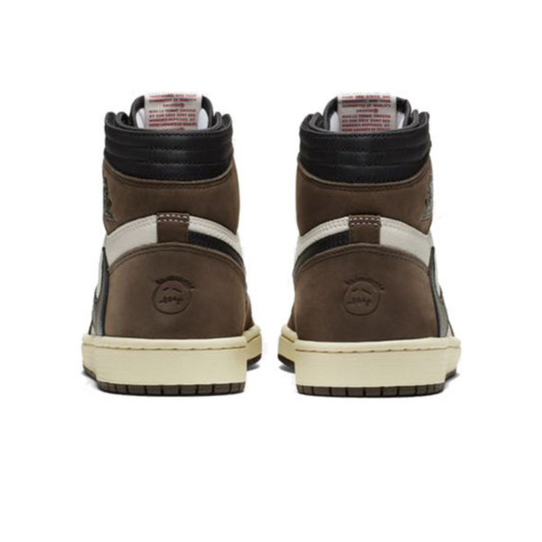 Travis Scott x Air Jordan 1 Retro High OG 'Mocha'- Streetwear Fashion 950 - levefly.com