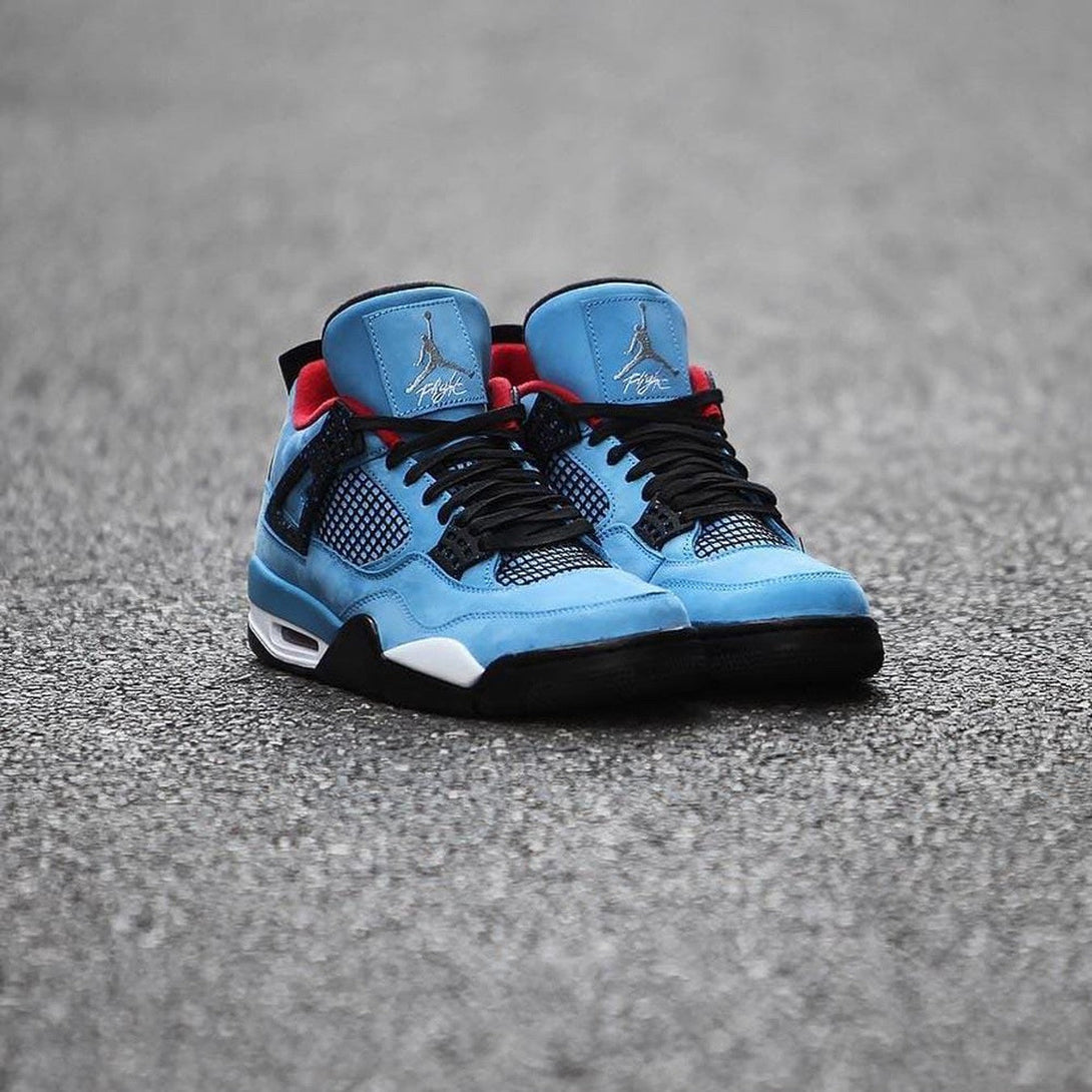 Travis Scott x Air Jordan 4 Houston Oilers Cactus Jack- Streetwear Fashion 950 - levefly.com