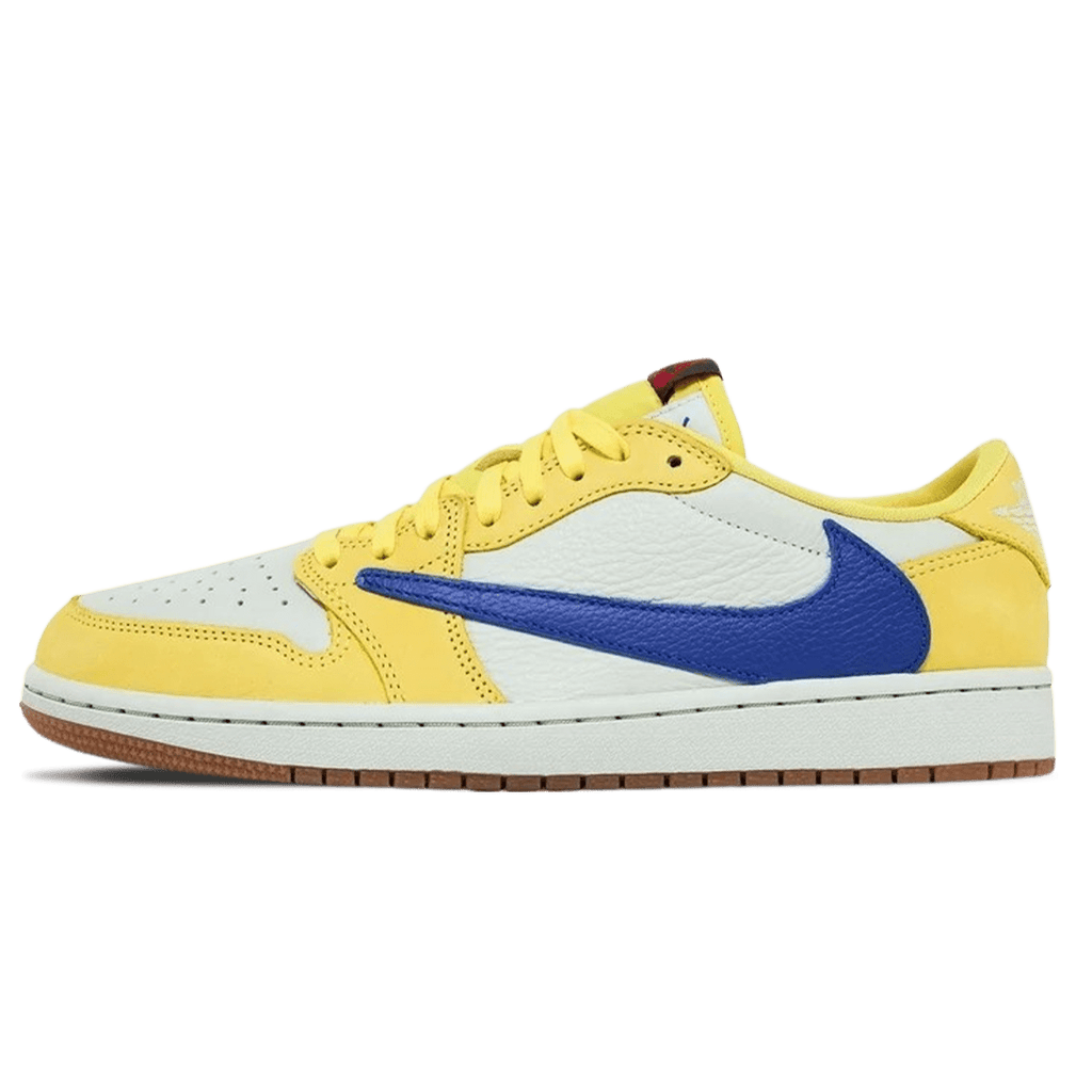 Travis Scott x Air Jordan 1 Low OG 'Canary' - levefly.com