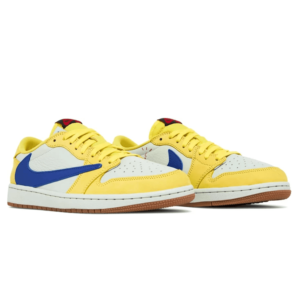 Travis Scott x Air Jordan 1 Low OG 'Canary' - levefly.com