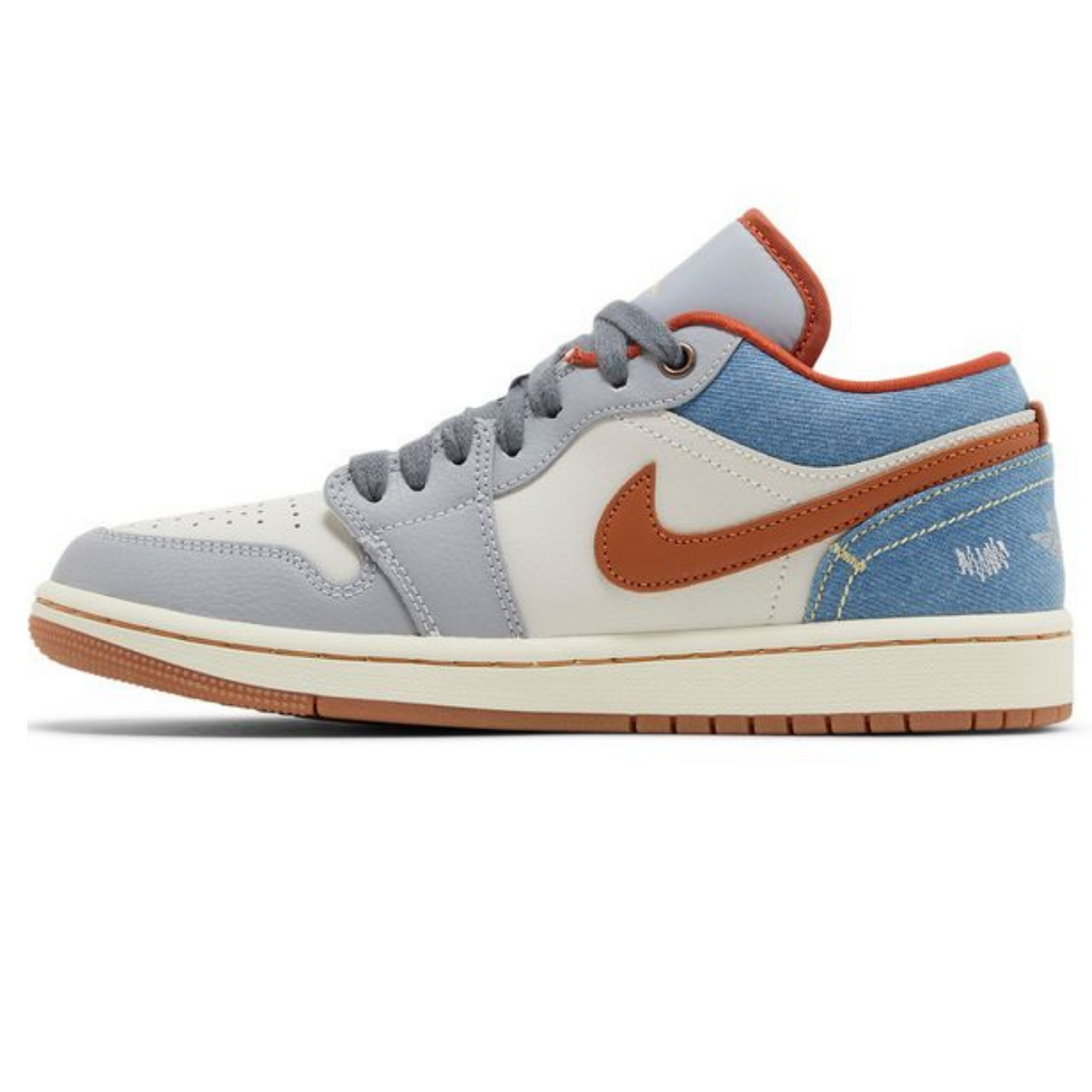 Wmns Air Jordan 1 Low 'Phantom Denim'- Streetwear Fashion 950 - levefly.com