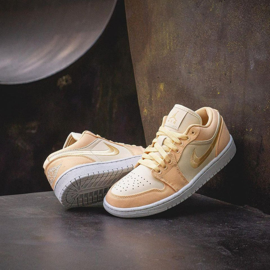 Wmns Air Jordan 1 Low SE Celestial Gold- Streetwear Fashion 950 - levefly.com